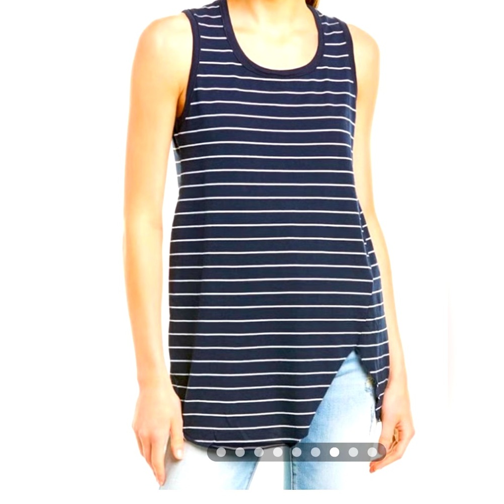 FRANK & EILEEN RELAXED ASYMMETRIC TANK SZ M